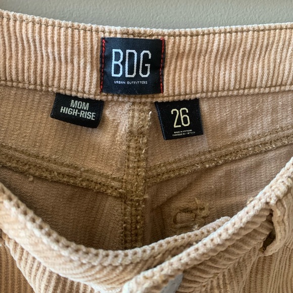 BDG Tan Corduroy Mom Pants - Picture 3 of 6